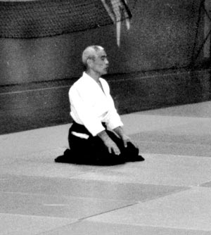 Hosokawa Sensei im Dojo in den dolomiten.